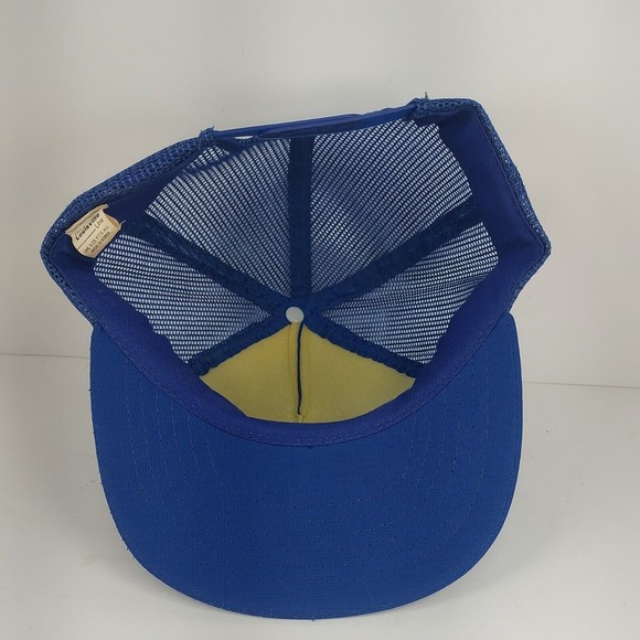 Vintage Foam Napa Auto Parts Mesh Back Trucker Snapback Hat Blue Cap - Picture 5 of 7